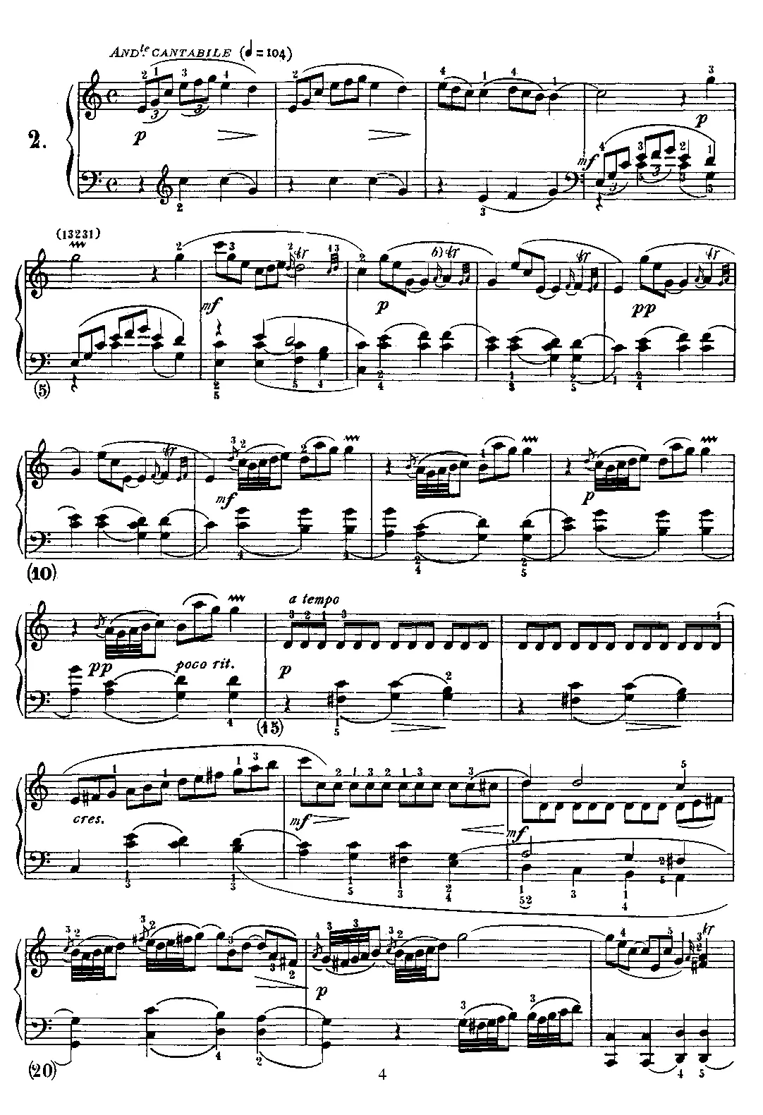 Keyboard Sonata in C major - Page 1