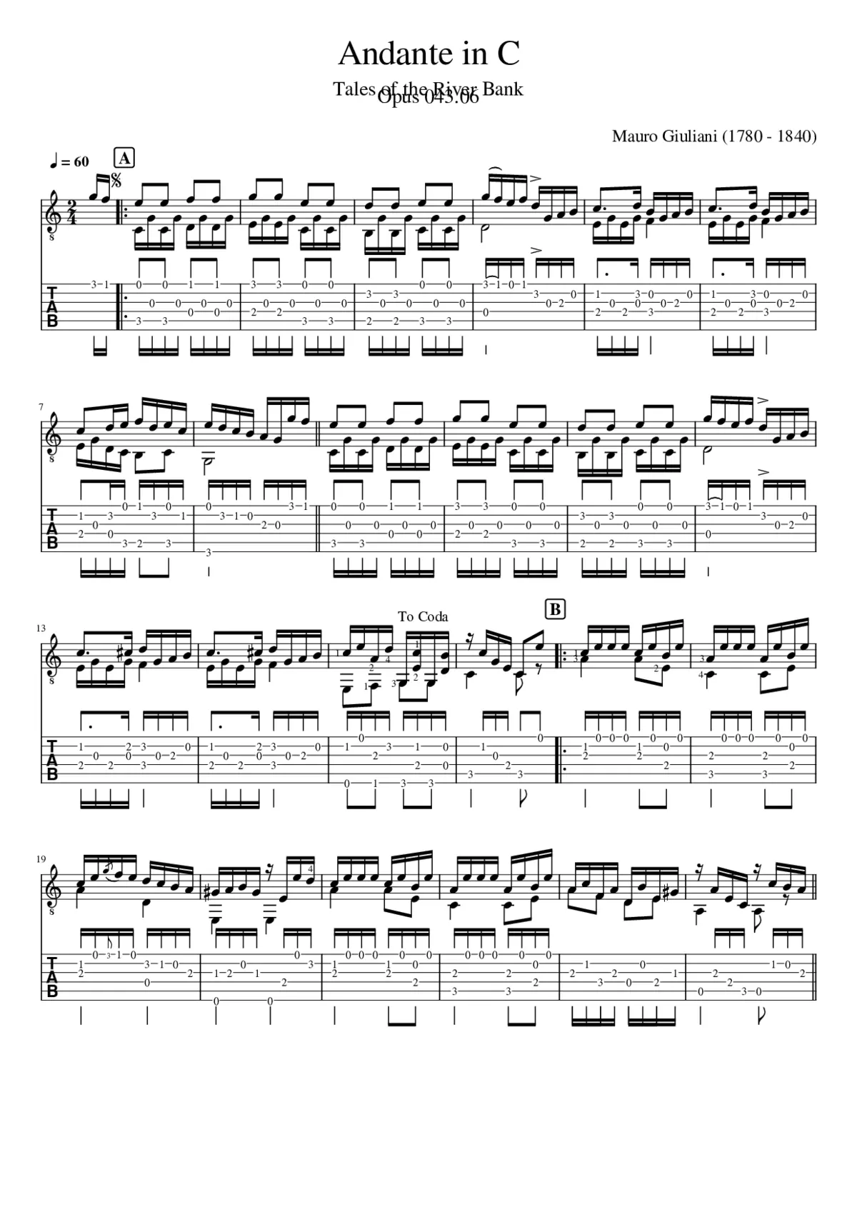 Les variétés amusantes Op.43 - Page 1