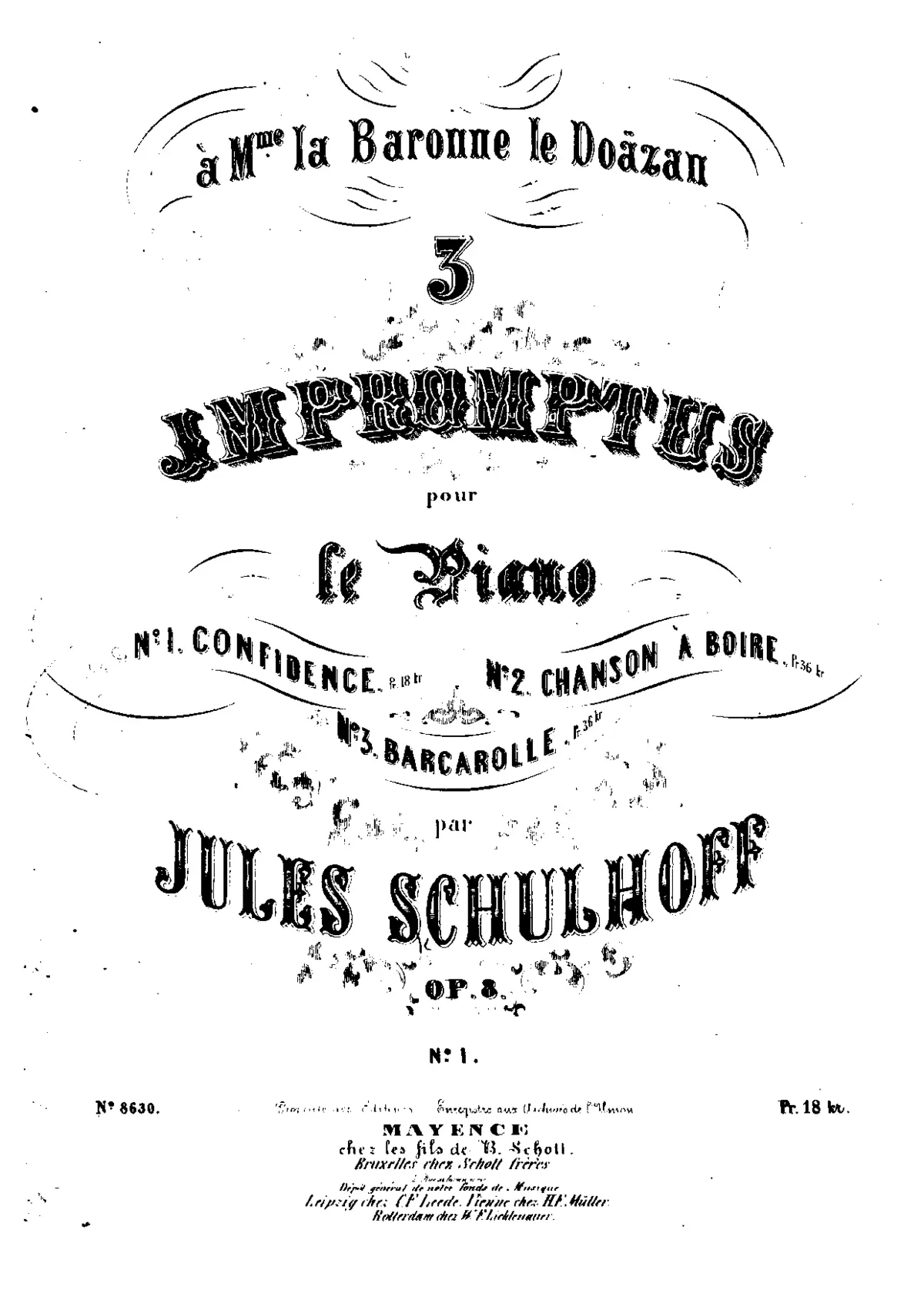 3 Impromptus - Page 1