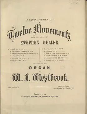12 Movements from the Works of Stephen Heller, Series 2
