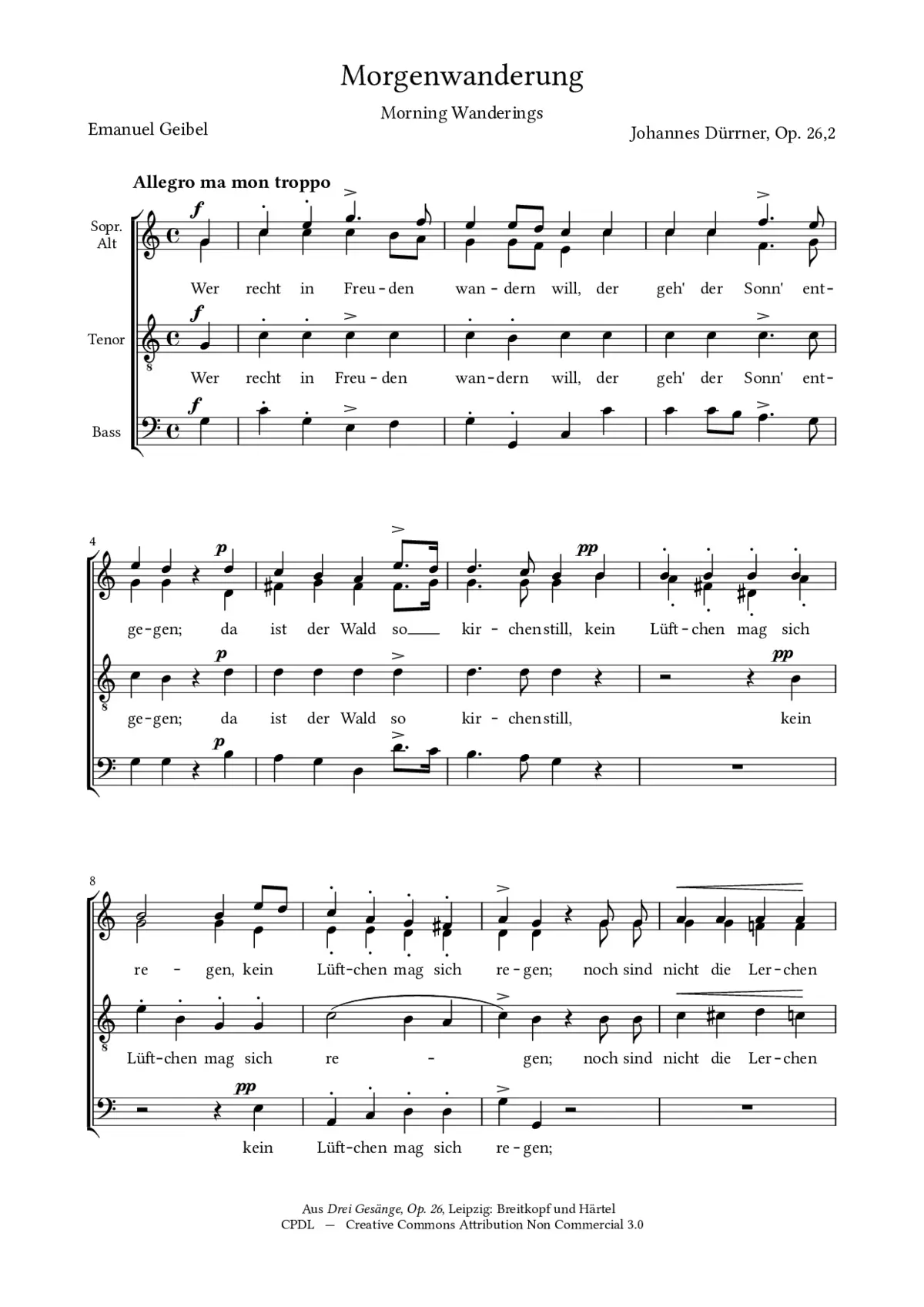 Morgenwanderung - Page 1