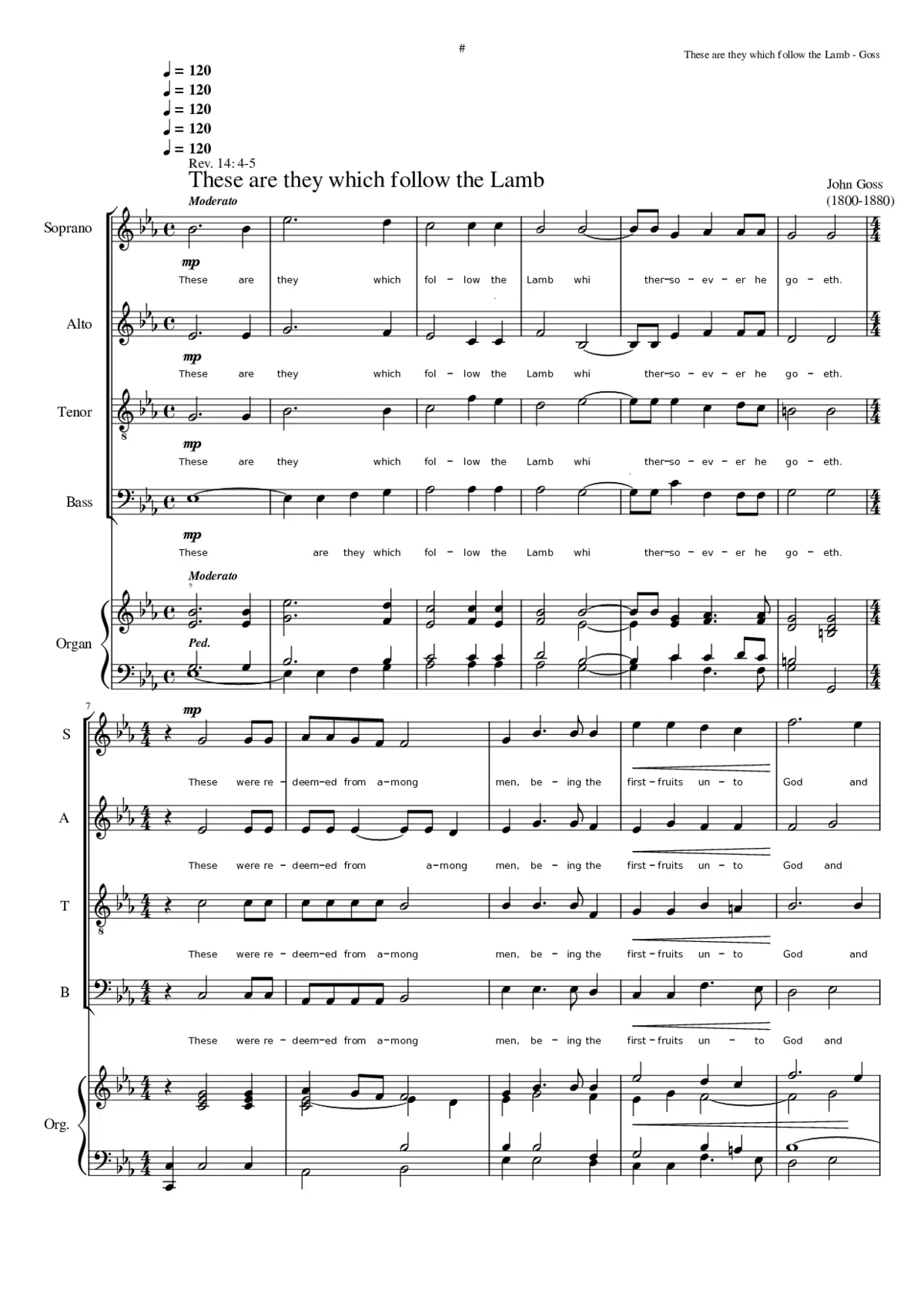 These are they which follow the Lamb - Page 1