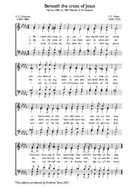 Beneath the cross of Jesus