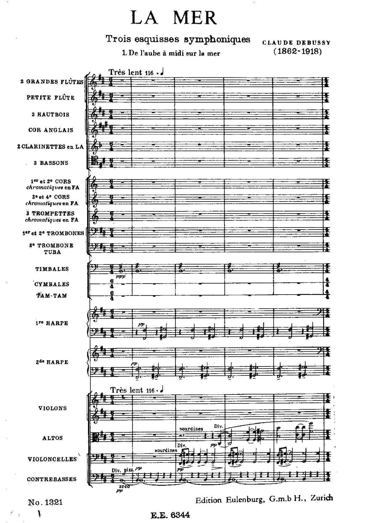 La mer - Page 1