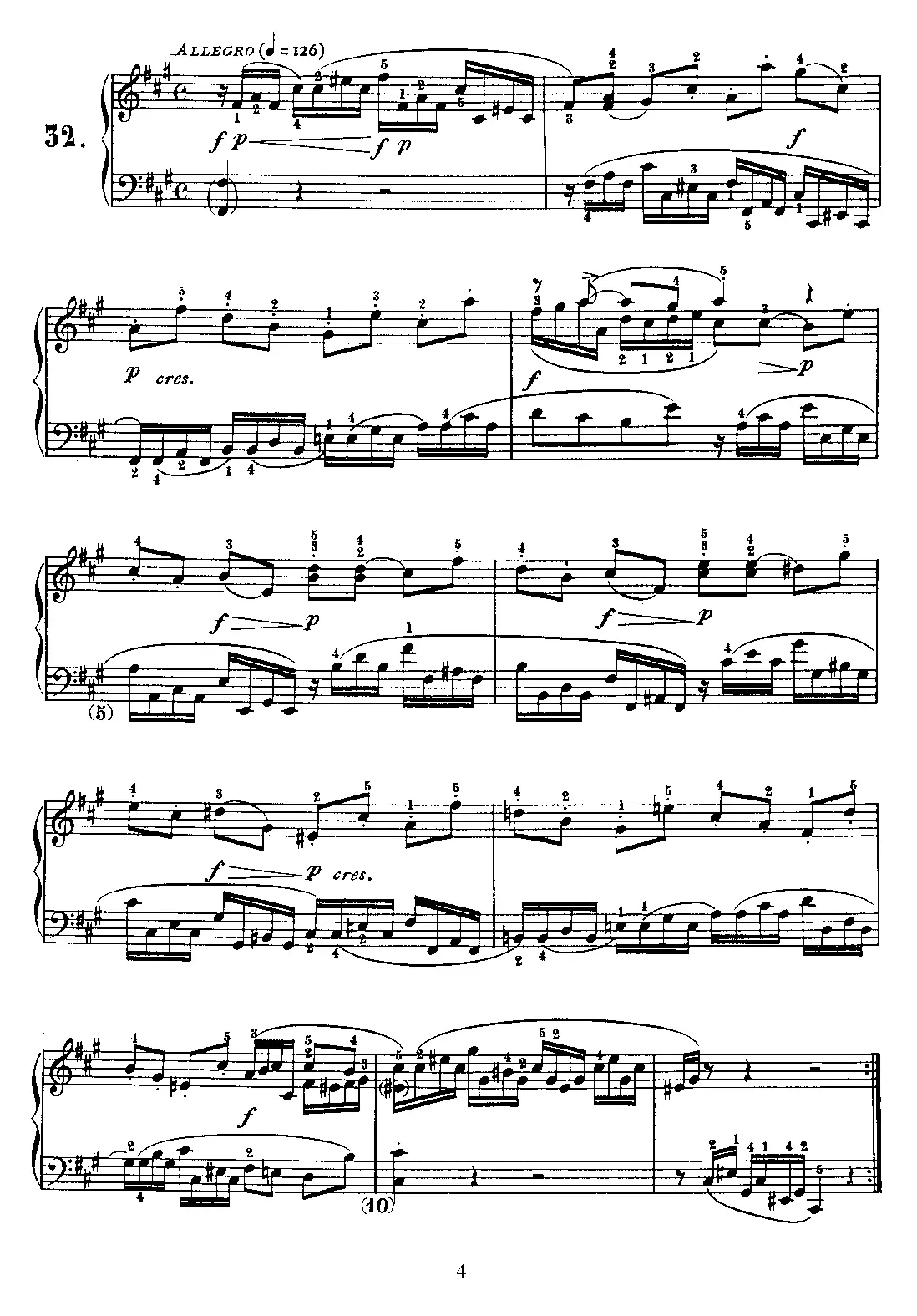 Keyboard Sonata in F-sharp minor - Page 1