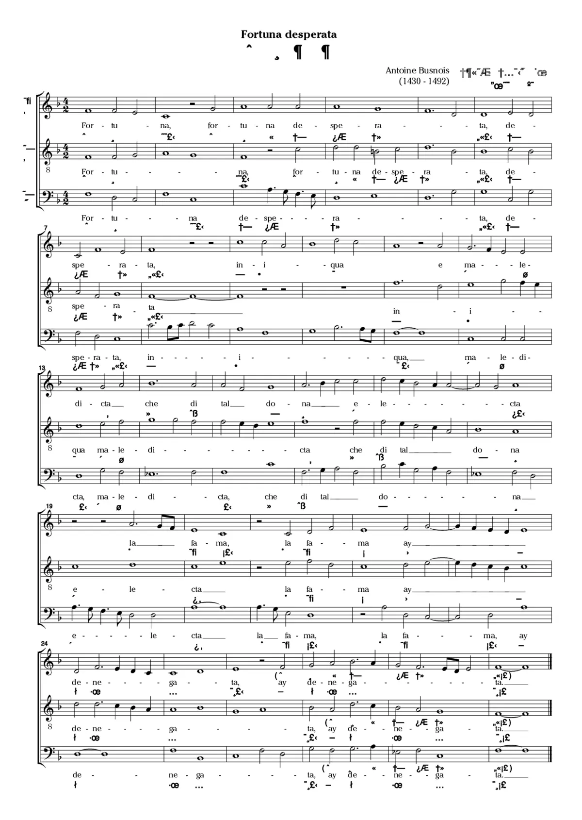 Fortuna desperata - Page 1