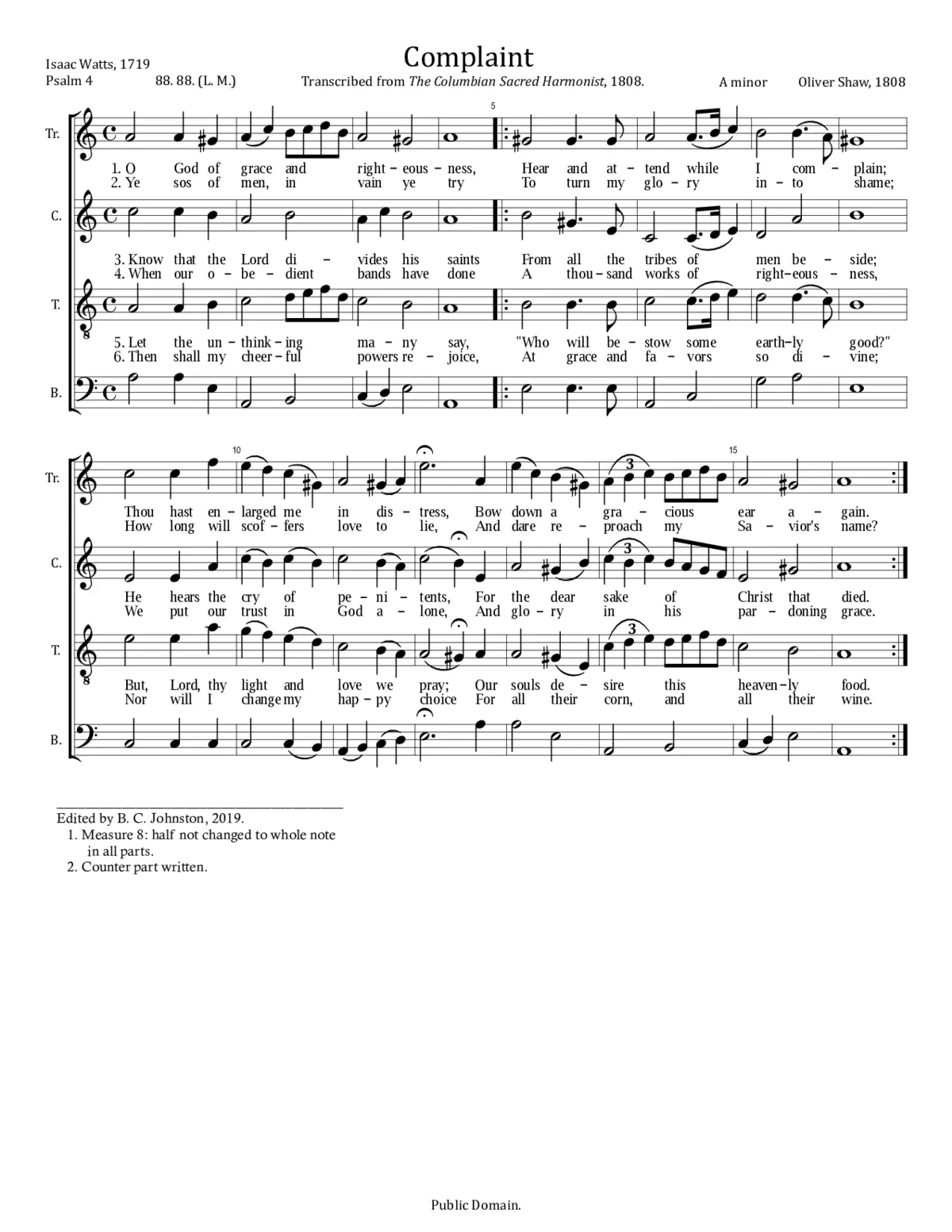 Complaint - Page 1
