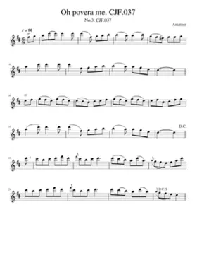 Oh povera me. CJF.037