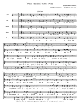 O cara e dolce mia fiamma vivace