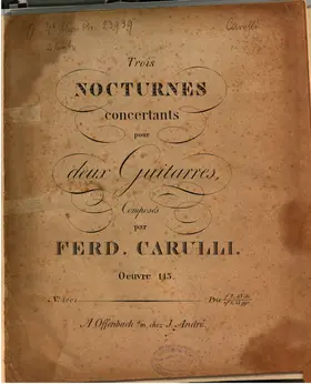 Trois Nocturnes Concertants