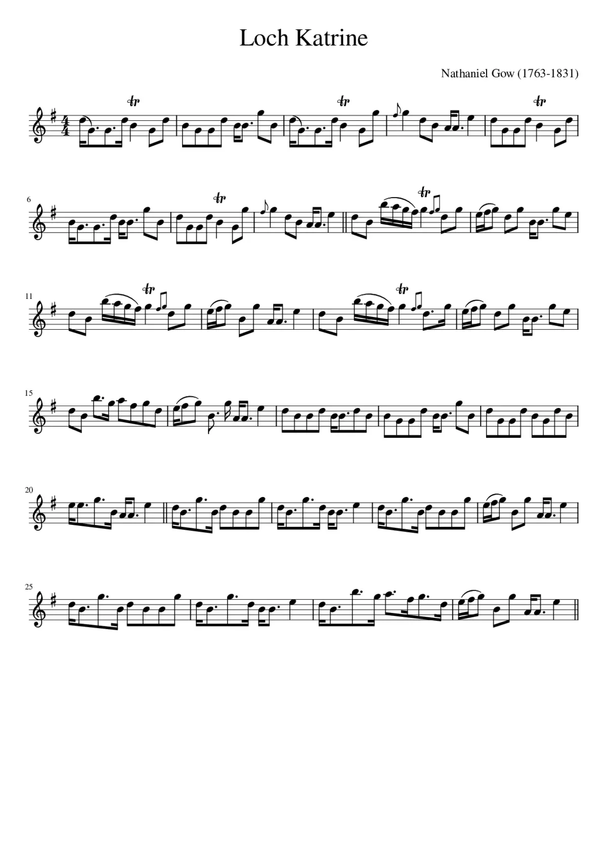 Loch Katrine - Page 1