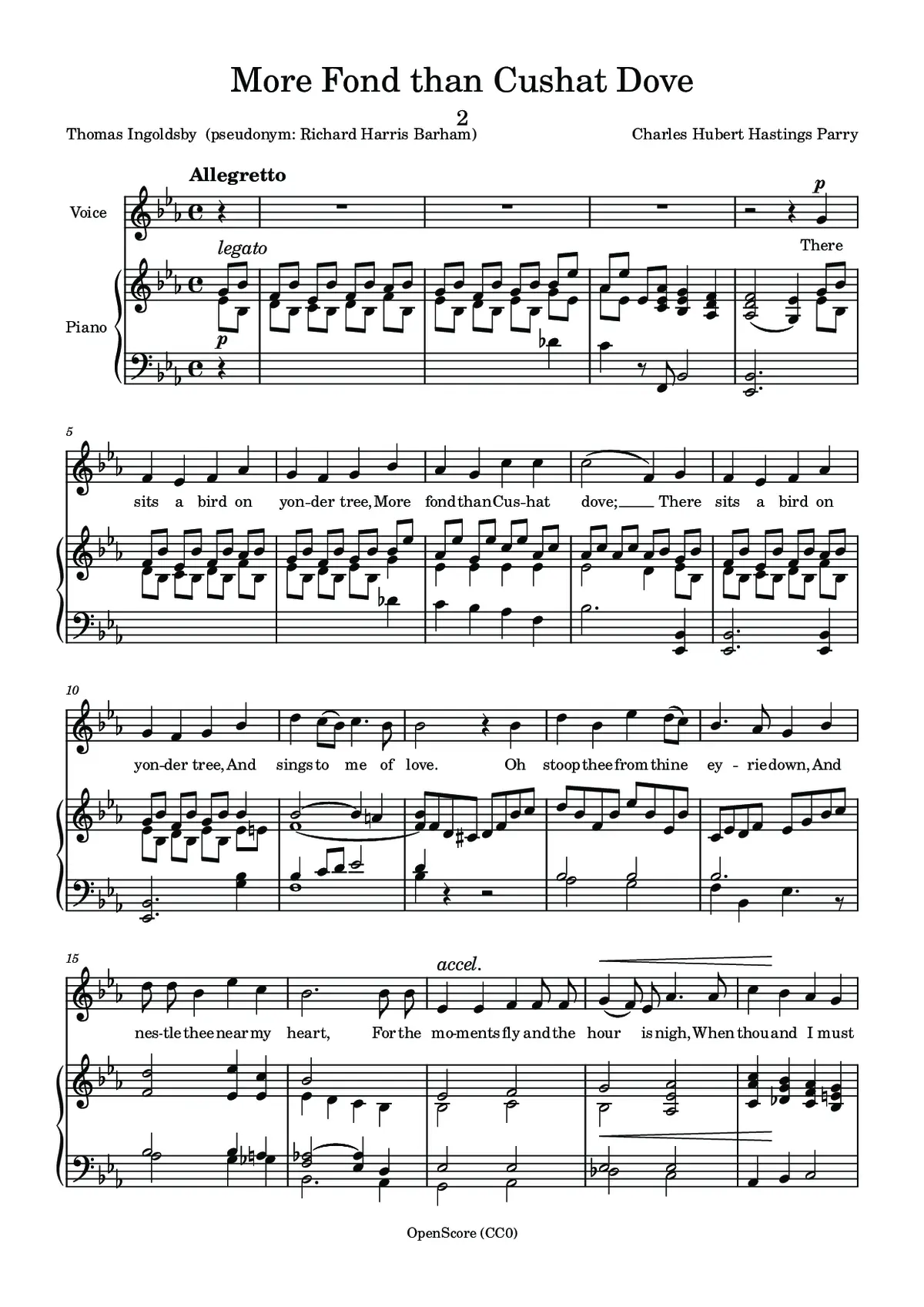 More Fond than Cushat Dove - Page 1