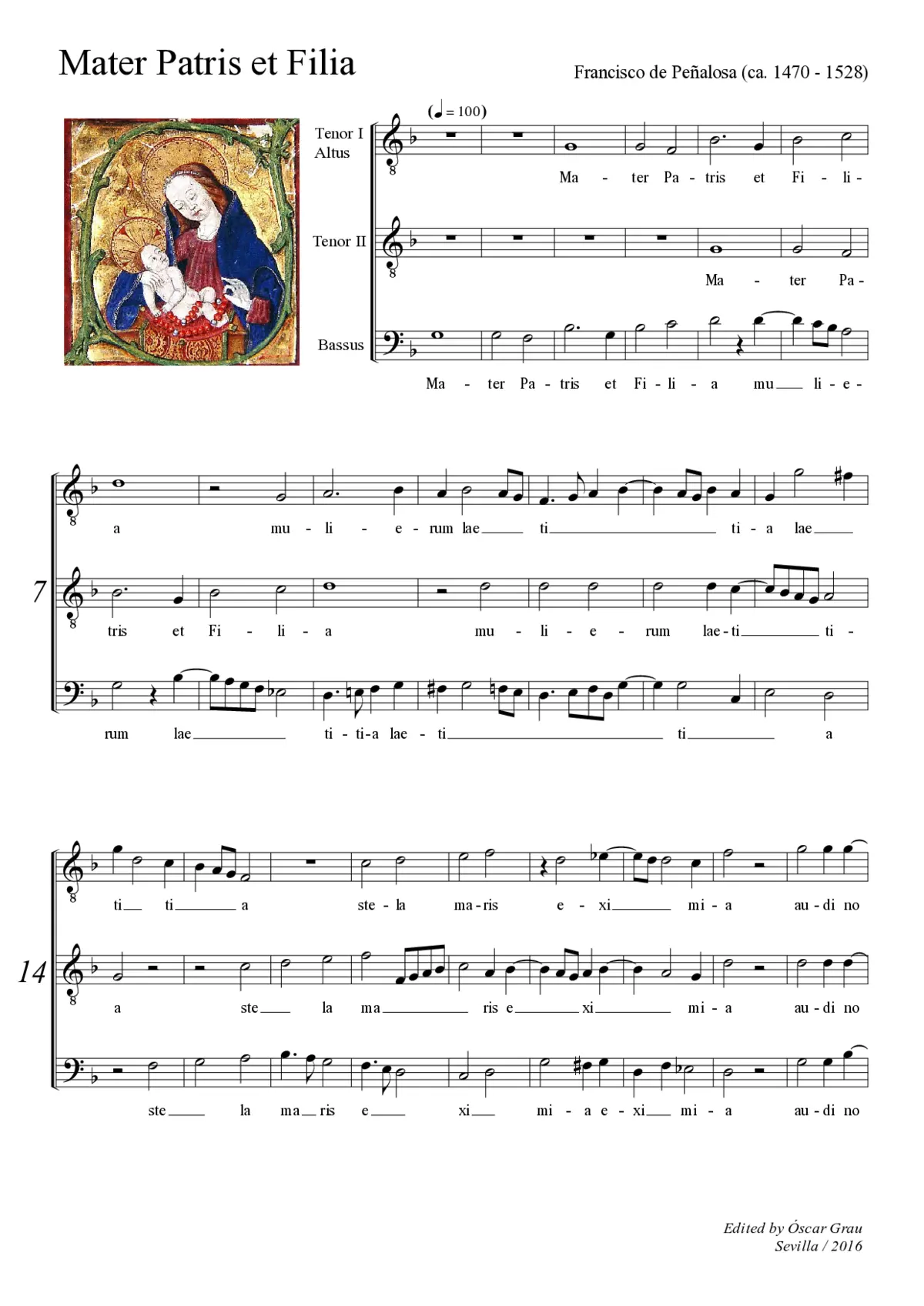 Mater Patris et Filia - Page 1