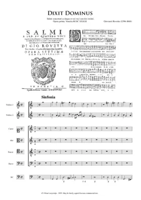 Dixit Dominus - Opus 7