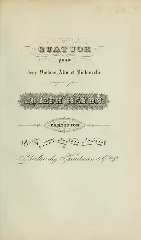 String Quartet in B-flat major