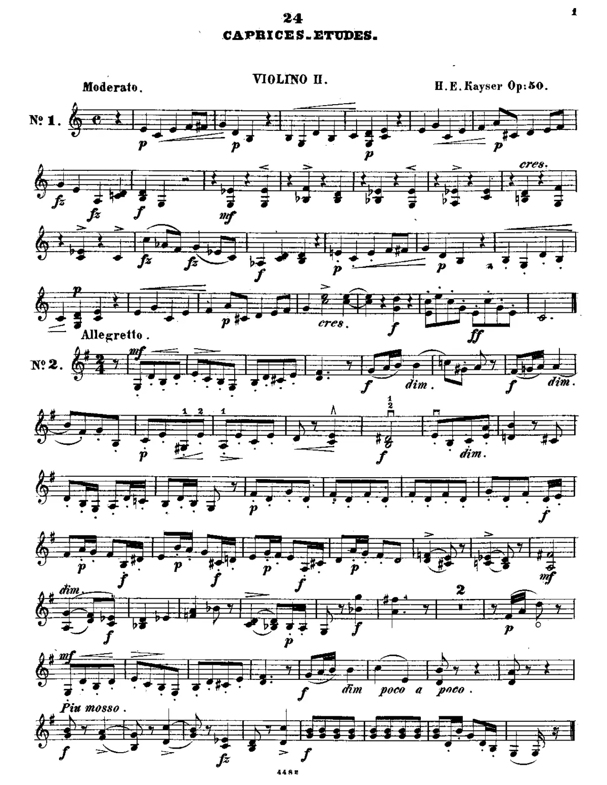 24 Caprice-Etudes - Page 1