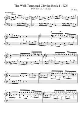 Prelude and Fugue in A minor BWV 865