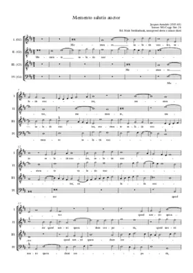 Memento salutis auctor