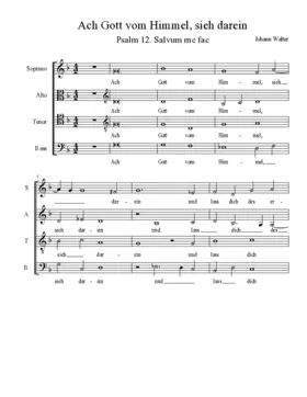 Ach Gott vom Himmel, sieh darein