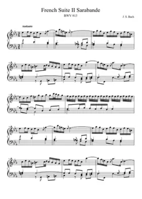 French Suite No.2 in C minor BWV 813