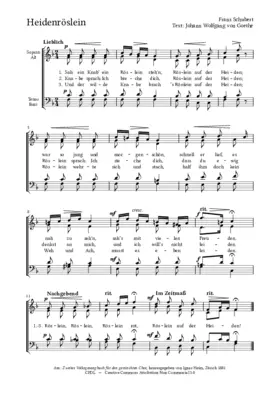 Heidenröslein, D.257