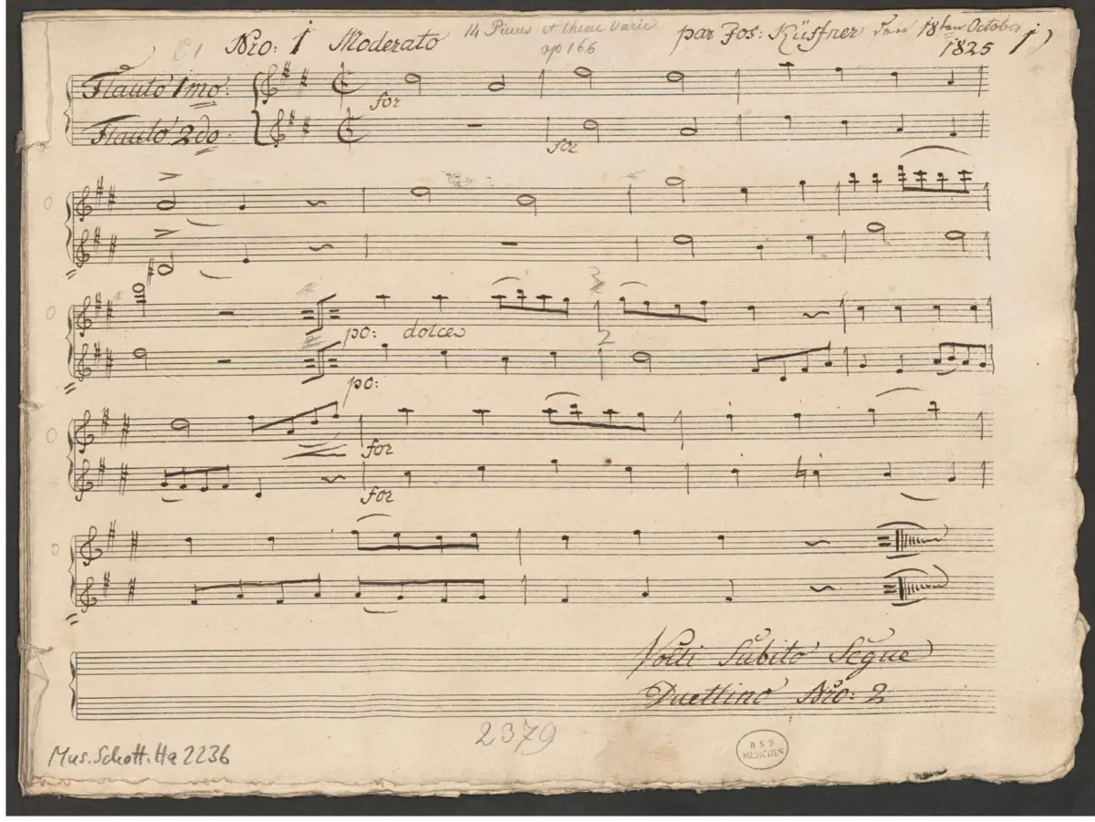 15 Duos for 2 Flutes - Page 1