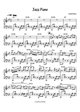 Jazz Piano (Work In Progress)