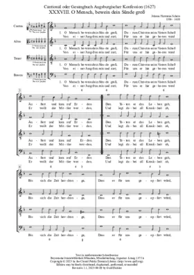 O Mensch, bewein dein Sünde groß