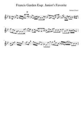 Francis Garden Esqr. Juniors Favorite