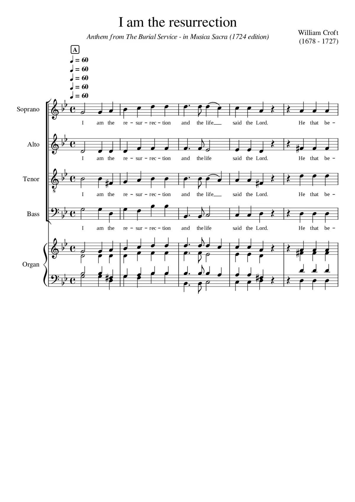 Burial Service - Page 1