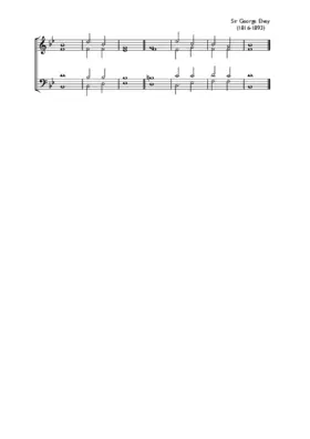 Single chant in A major