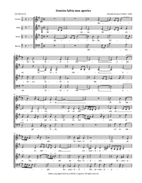 Domine, labia mea aperies