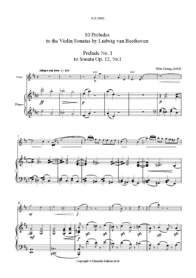 10 Preludes to the Beethoven Violin Sonatas
