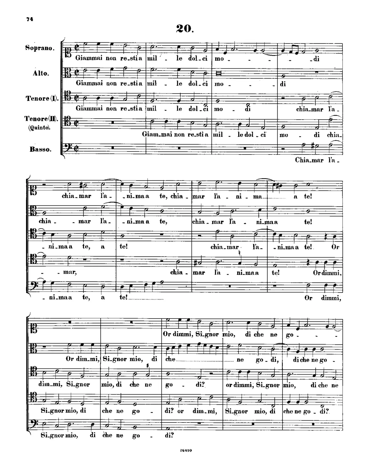 Giammai non resti - Page 1