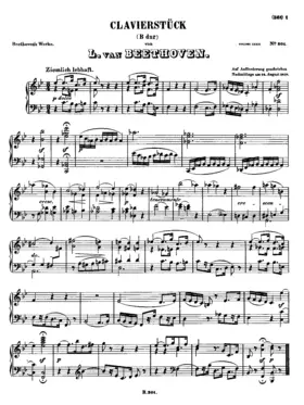 Bagatelle in B major