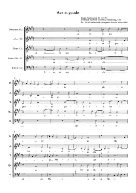 Ave et gaude