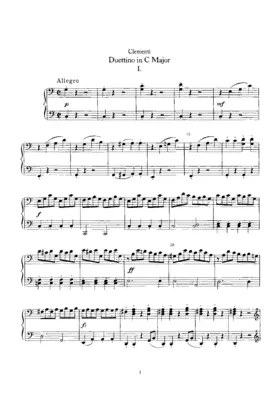 Duettino in C major