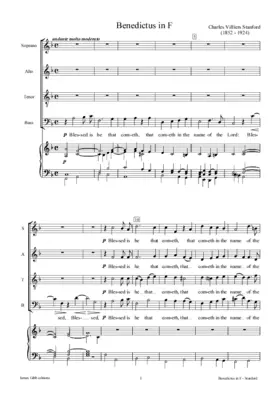 Benedictus and Agnus Dei in F