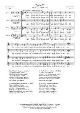 Gott, gib dem König auserkorn, SWV 169