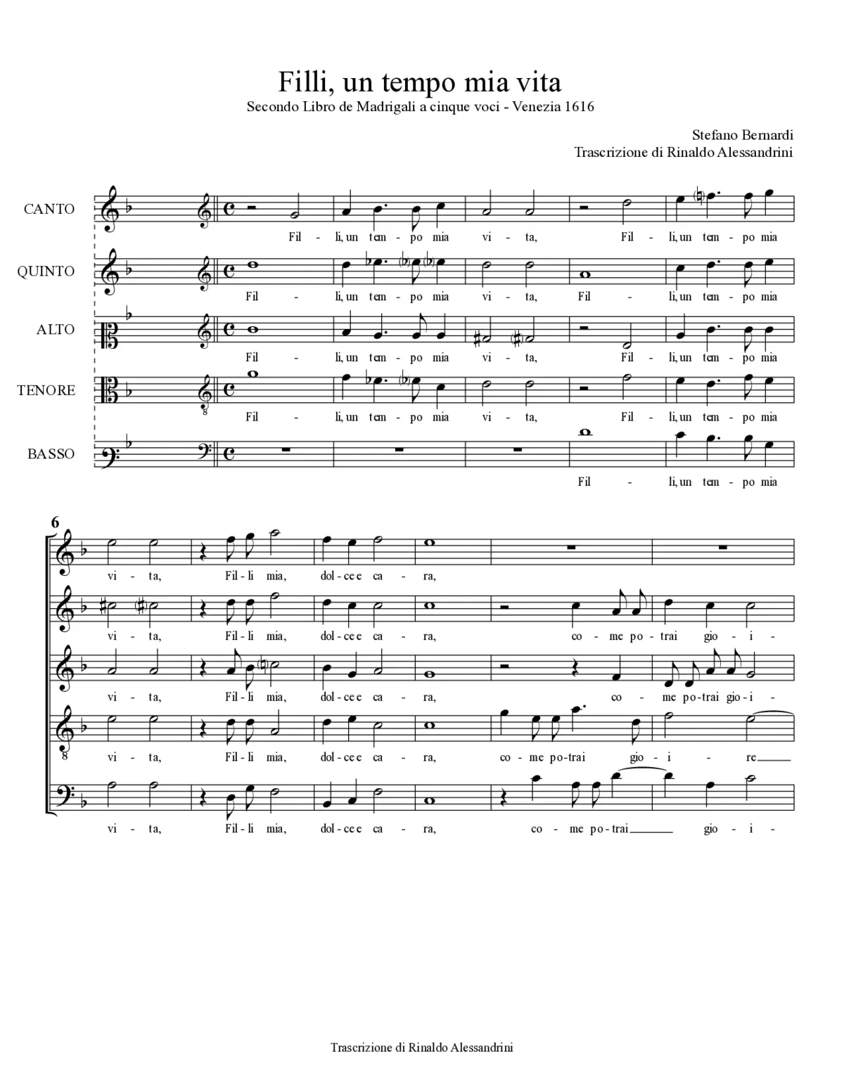 Filli, un tempo mia vita - Page 1
