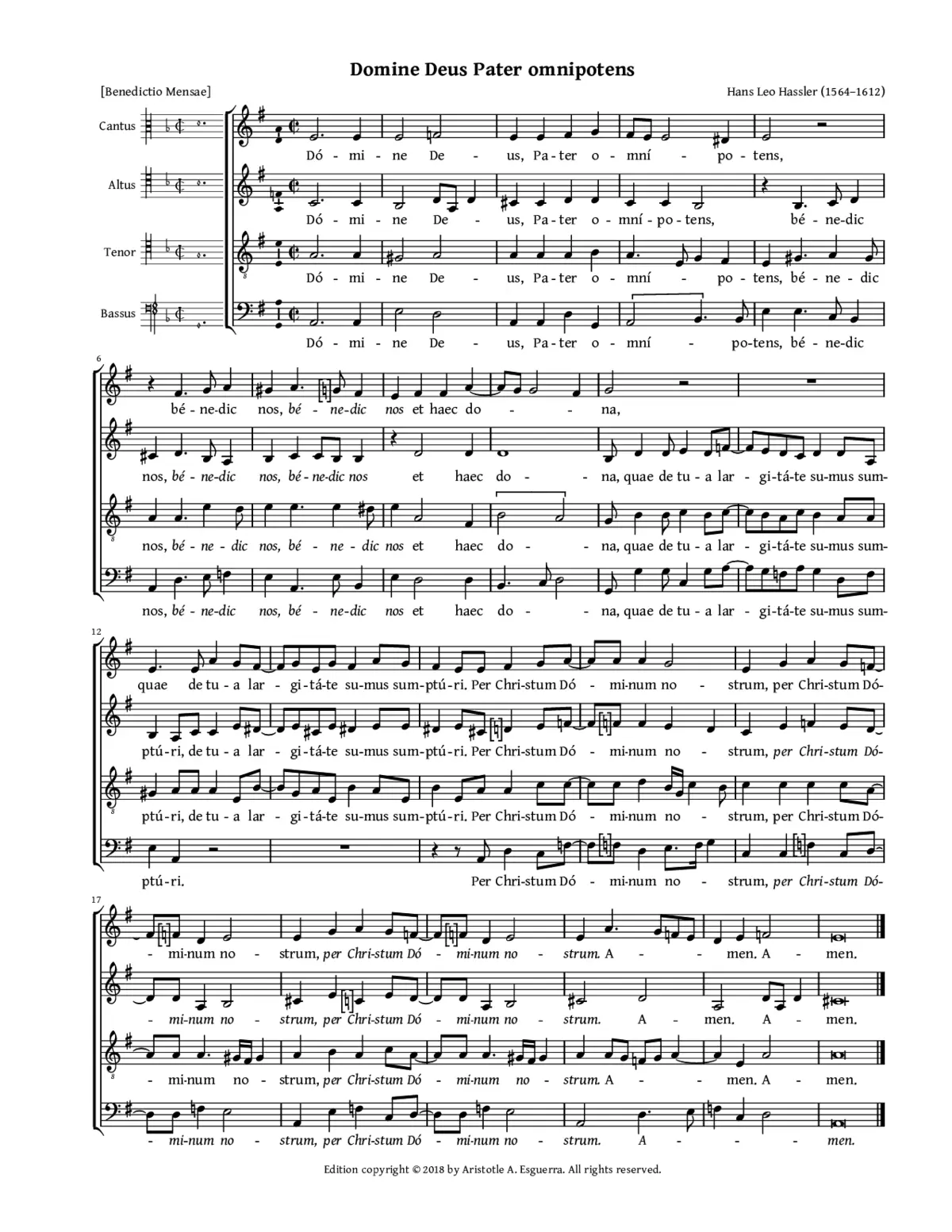 Domine Deus Pater - Page 1