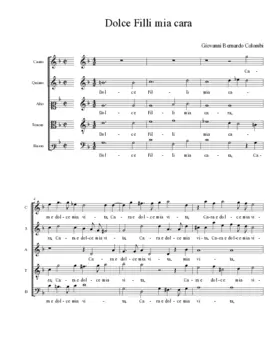 Dolce Filli mia cara
