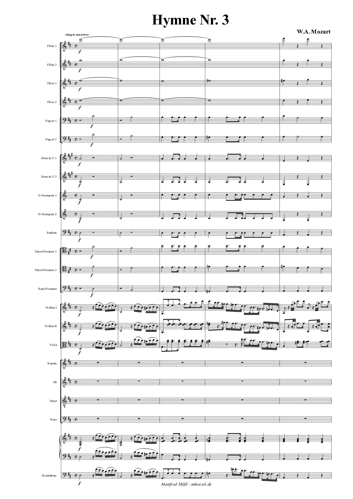 Hymnus No. 3 - Page 1