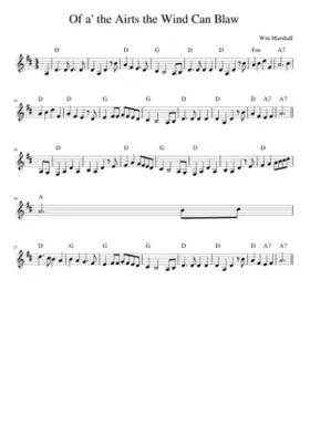 Of a' the Airts the Wind Can Blaw