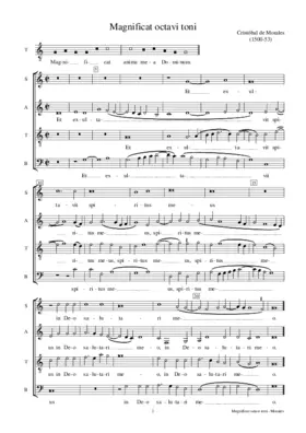 Magnificat Octavi Toni 'Et exultavit'