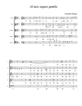 Al mio signor gentile