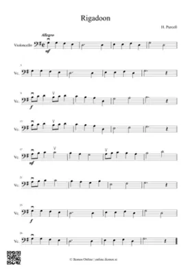 Rigadoon in C major Z.653