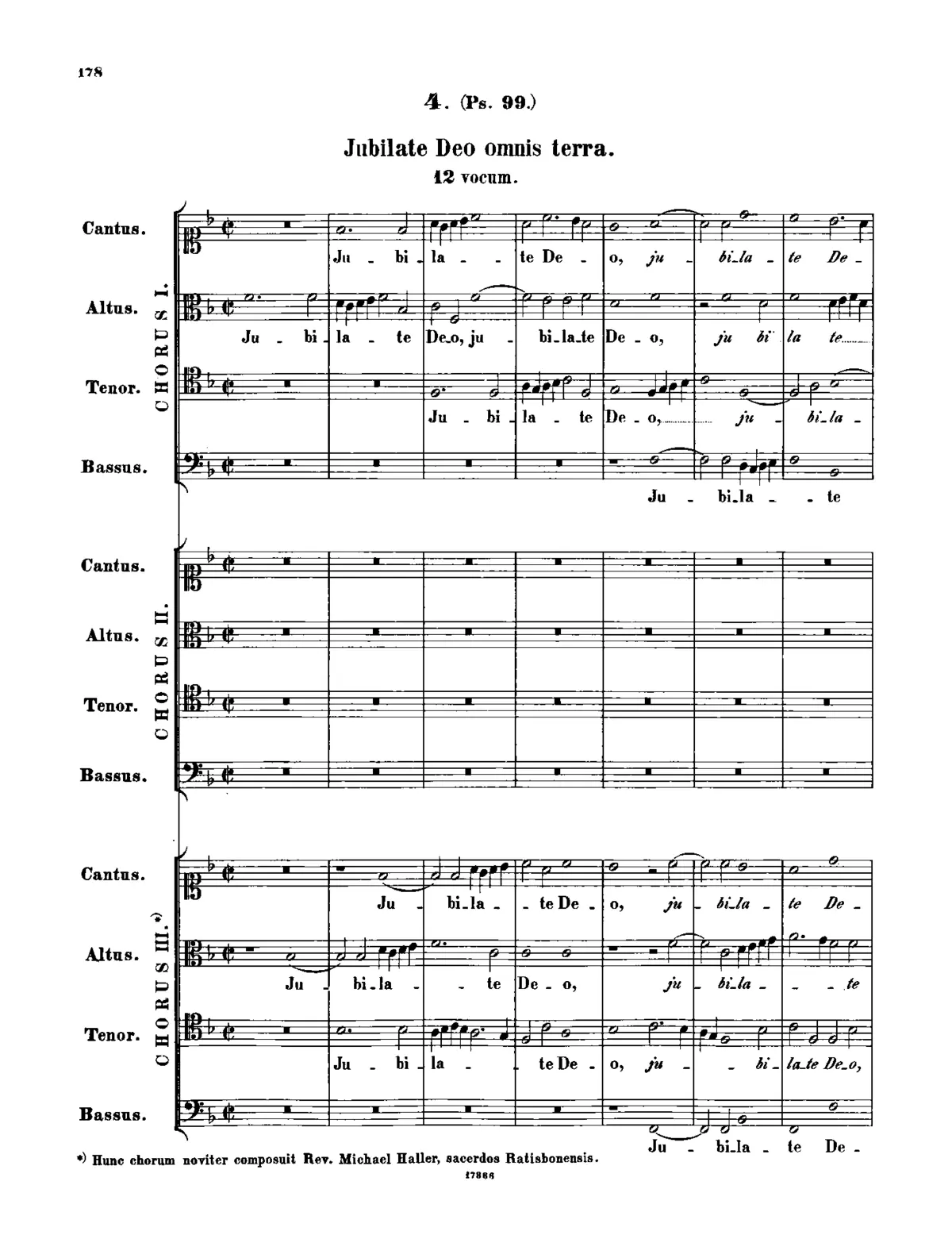 Iubilate Deo omnis terra - Page 1