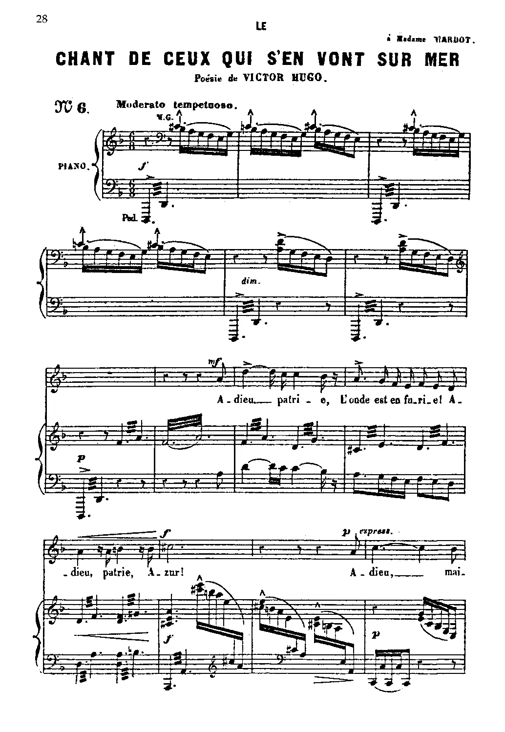 Le chant de ceux qui s'en vont sur la mer - Page 1