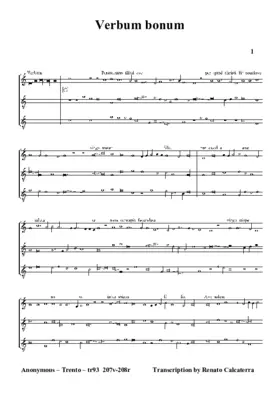 Verbum bonum (Trent 93)
